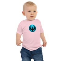 Image 3 of Baby Tee - Rebel Loon Blue
