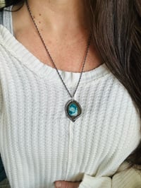 Image 2 of Sierra Nevada turquoise talisman necklace