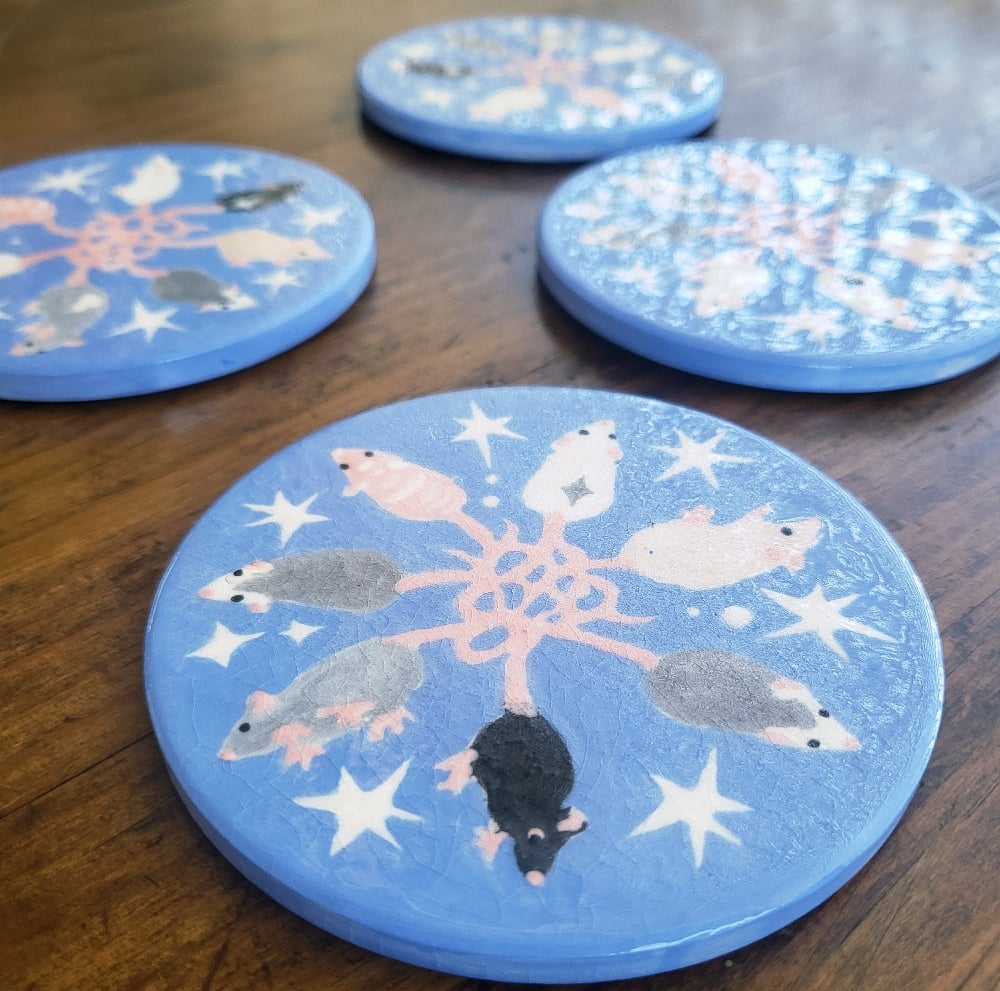 Image of Rat King Coasters