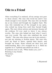 Image 4 of Ode to a Friend - Gold