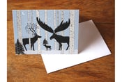 Image of Strange deer greetings card