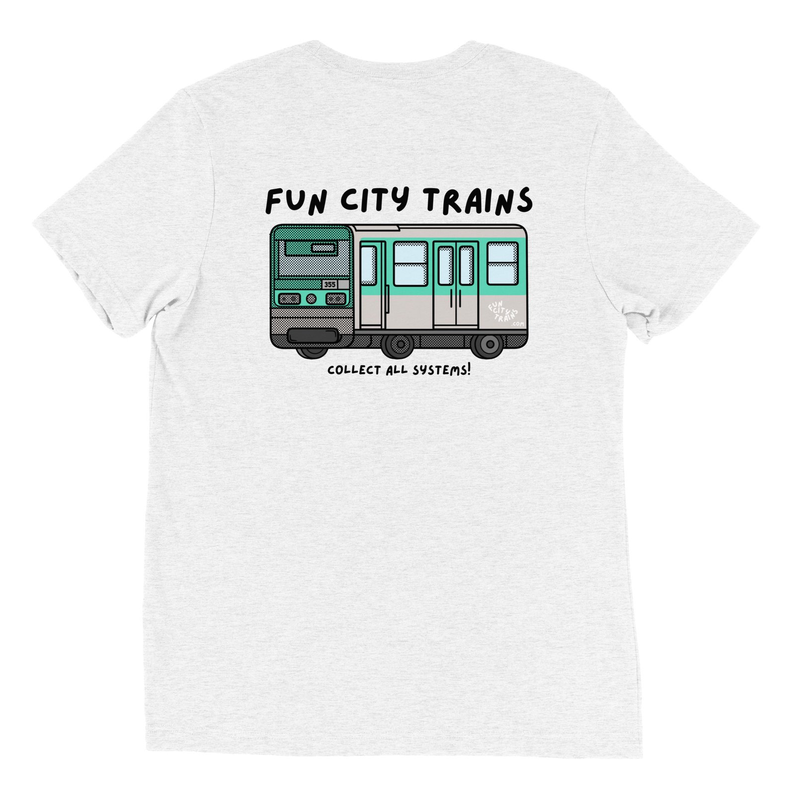Paris Metro Subway Train Short sleeve t-shirt | Fun City Trains