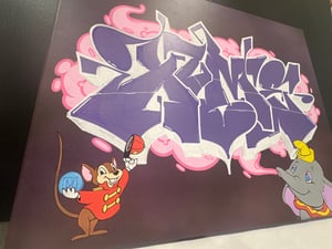 Image of Sleepy Dumbo 16 x 20 Canvas