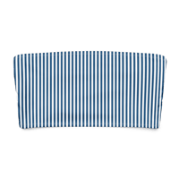 Image 1 of Blue Striped Bandeau Bottom