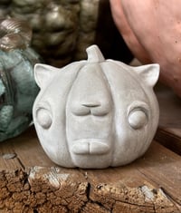 Image 3 of Cement Meowkin Sculpture