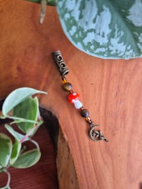 Image 2 of Bronze Faerie Dangle Bead with Tigers Eye