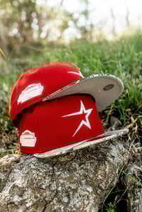 Image 1 of New Era 59Fifty “Red Oak” by @Ourselvesmkt 