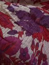early 70s indian gauze floral dress