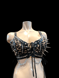 Image 3 of Leopard print bralette 