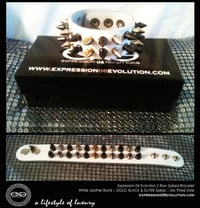 EXPRESSION 06 EVOLUTION /  SPIKED BRACELET / 2 ROW SPIKES