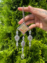 Image 2 of pressed orchid sun catcher