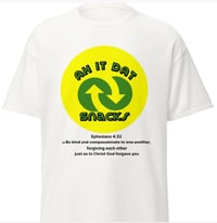 Ah It Dat SNACKS Jamaican Logo Shirt "White"