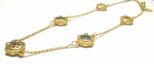 Image of Jade/Gold Chain Link