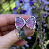 Image 4 of Pink Tourmaline Butterfly Ring~8.5/9