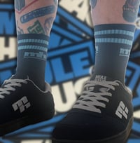 Image 3 of MH0052 Patrick Swayze's Navy Socks