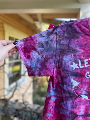 Image of MEDIUM Let's Go Girls Tie Dye Shirt