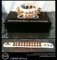 EXPRESSION 06 EVOLUTION /  SPIKED BRACELET / 2 ROW SPIKE