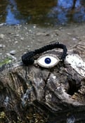Image of Evil Eye Macrame Bracelet (#109) 