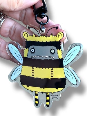 Yellow Gloombeez Keychain