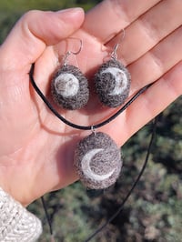 Image 3 of Moon Cycle Earrings and Necklace