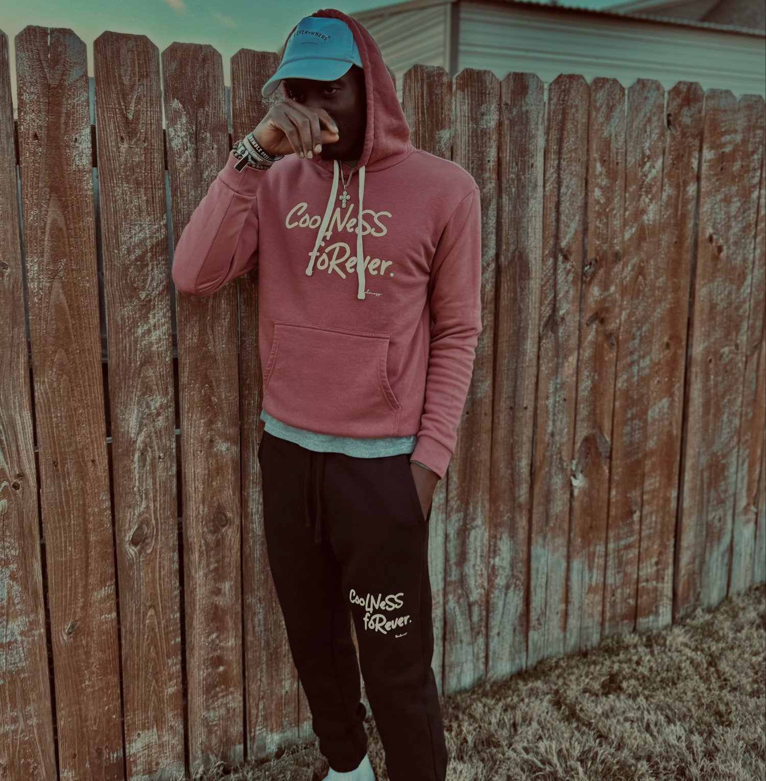 Image of Coolness Forever Sweatsuit - Muave/Black