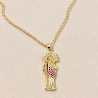 Image 1 of Pink SanJudas Necklace