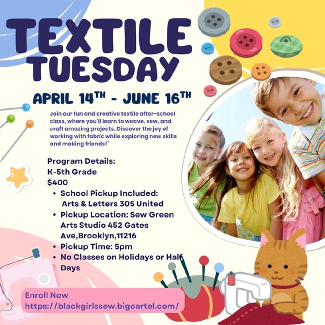 Textile Tuesday 2025-2026