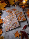 Autumn Woods & Pumpkin Half Bark Bar