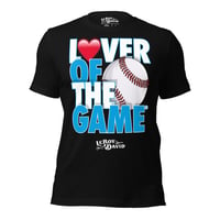 Image 1 of LOTG Pro Baseball Unisex T-shirt (Black & Blue)