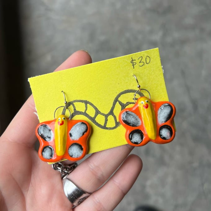 Image of butterfly earrings