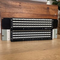 Image 3 of Pair of TEAC PB-64 RCA Patch Bays with Cables and Adapters Bundle • made in Japan