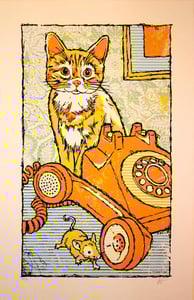 Image of Kitty, Mouse and Phone by Gregg Gordon