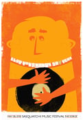 Image of Clap Your Hands Say Yeah Sasquatch! Festival poster