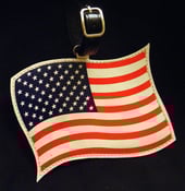 Image of USA Flag Luggage Tag