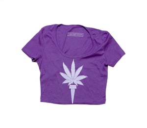 Image of Purple Crop Top