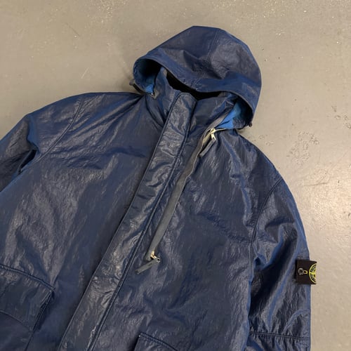 Image of AW 2000 Stone Island Nylon Spalmatura Dual layer jacket, size XXL