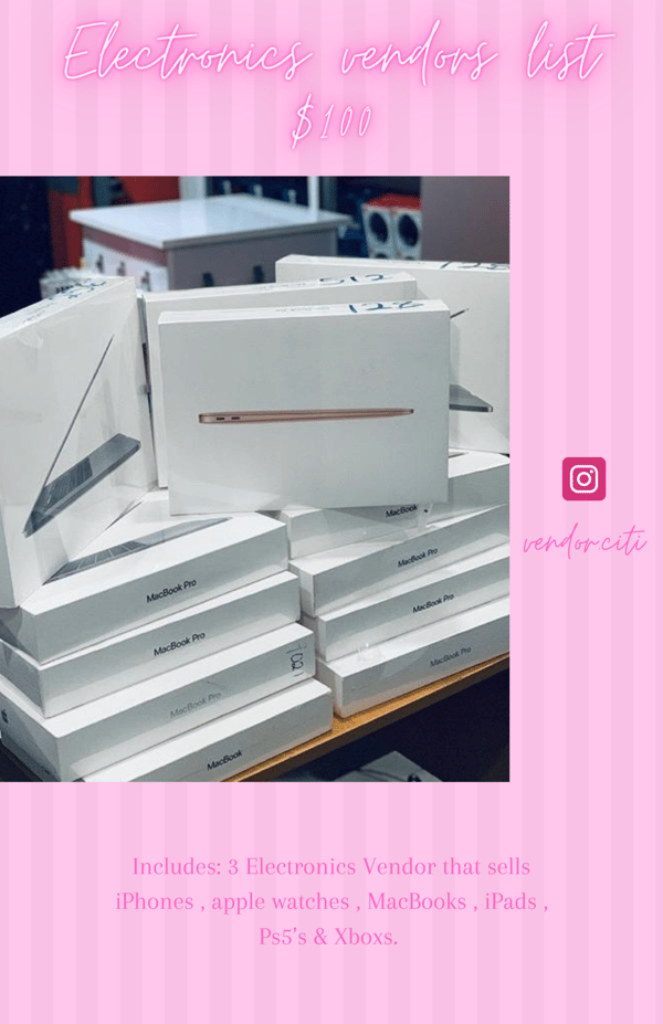 Image of Electronics Vendor List