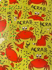 Image 1 of Acrab Glow In The Dark Sticker 