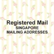 Image of Registered Mail (SINGAPORE MAILING ADDRESSES)