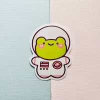 Image 4 of Astronaut Froggo Vinyl Sticker