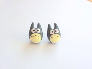Image of Totoro post earrings