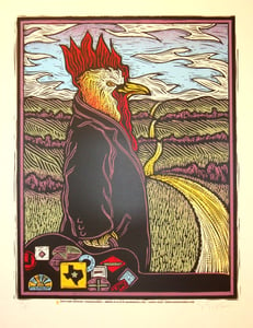 Image of Chicken Man goes to Austin by Gary Houston