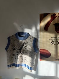 Image 4 of LUCKY LOVER SLEEVELESS SWEATER