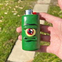 Image 2 of Spooky Plankton 1 Of 1 Clay Lighter Case