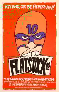 Image of Flatstock 10 Wrestler by Allen Lorde