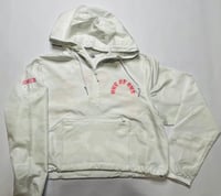 Image 1 of 🌹women’s crop wind breaker - white camo