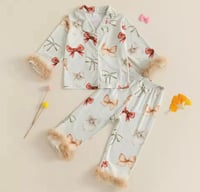 Image 3 of Bow Feather Pyjamas