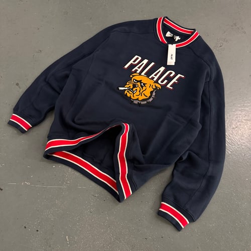 Image of BNWT AW 18 Palace Bulldog sweatshirt, size XL