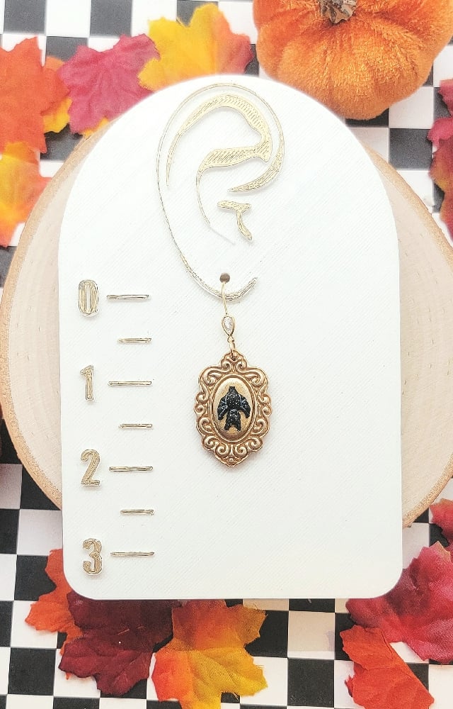 Image of Bat Cameo Dangles