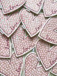 Image 5 of Asymmetric “Love" Heart Decoration